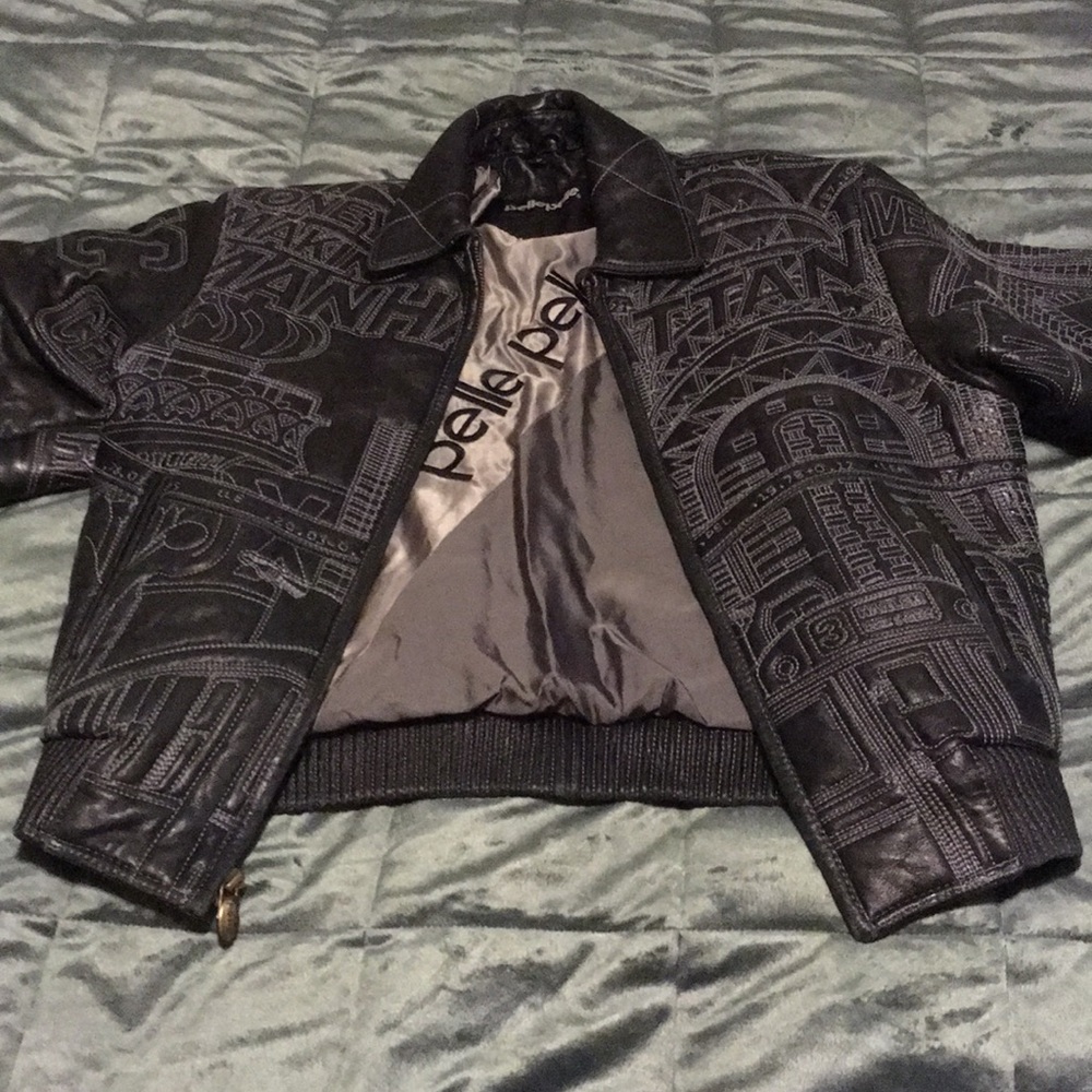 Classic Pelle Pelle Black Leather Jacket